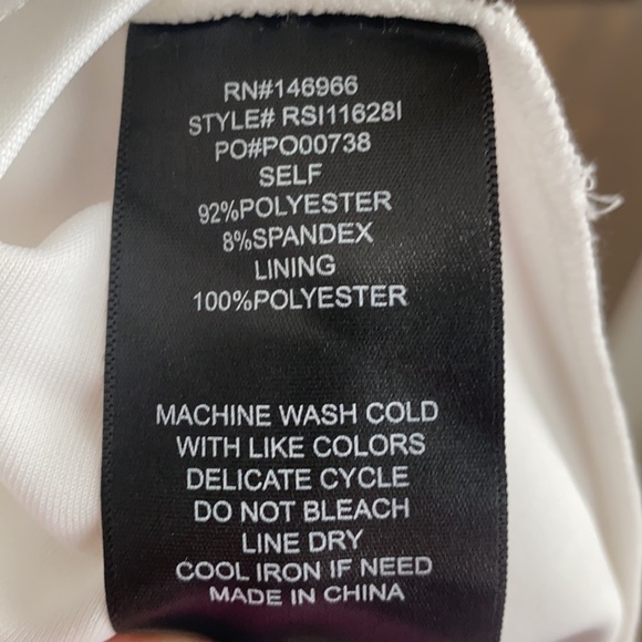 Crystal Doll White Mini Fit & Flare Party Dress Size 7 NWT - Picture 11 of 13